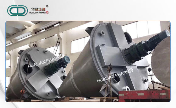 Double Screw Conical Mixer Touch Chemicals Powder Processing FD DSH Series