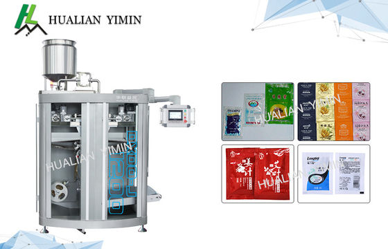 Sus 316 Sachet Packaging Equipment Automatic For Ketchup Shampoo Paste Multi Line packing high efficiency