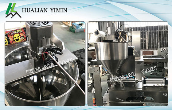 Long Life Four Side Seal Packaging Machine For Hotpot Condiment / Salad，HL-150J Automatic Liquid/ Sauce Packing Machine​