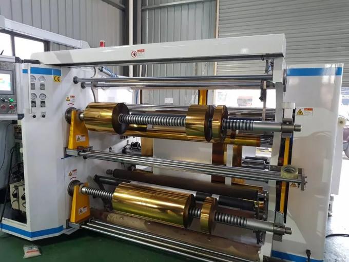 BOPP Polyester Film Slitting And Rewinding Machine / High Speed
