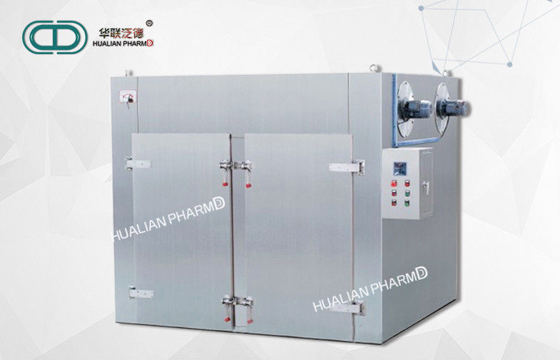 1800 Kg Pharmaceutical Granulation Equipments / Hot Air Circulation Drying Oven