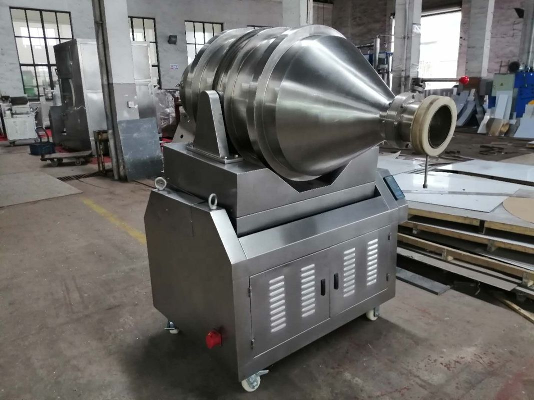 Industrial  2D Food Grade Drum Mixer For Pharmaceutical Industry-pharma production line