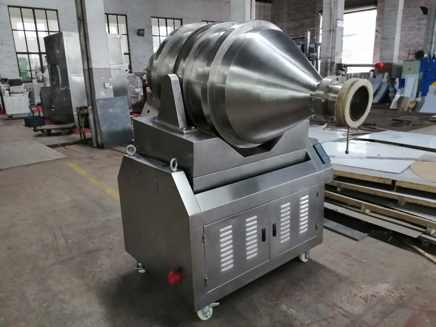 Industrial 2D Food Grade Drum Mixer For Pharmaceutical Industrypharma