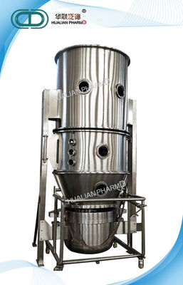 Stainless Steel Pharmaceutical Machinery / Boiling Fluidized Bed Granulator/fluidizer dryer