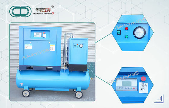 Small Rotary Screw Air Compressor Stainless Steel Energy Saving FD-HL-119  with cold dryer