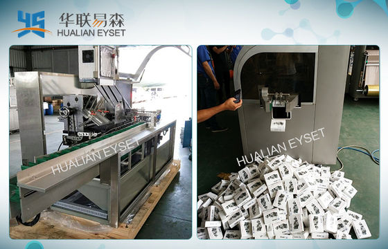 Electronic Weighing Four Side Seal Packaging Machine / Carton Production Line