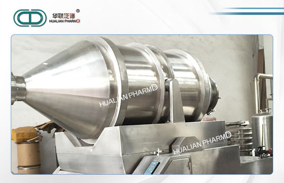 Two Dimensional Pharmaceutical Granulation Equipments Mixing Chemical Raw Materials / Food Material