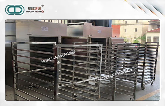 1800 Kg Pharmaceutical Granulation Equipments / Hot Air Circulation Drying Oven