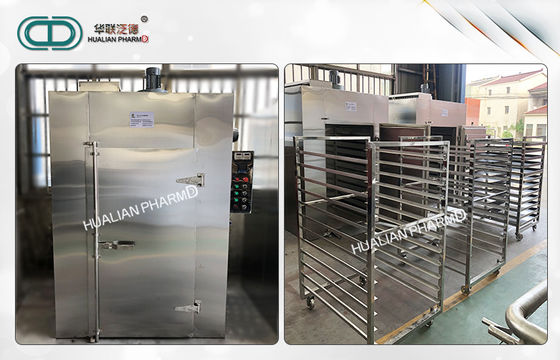 1800 Kg Pharmaceutical Granulation Equipments / Hot Air Circulation Drying Oven